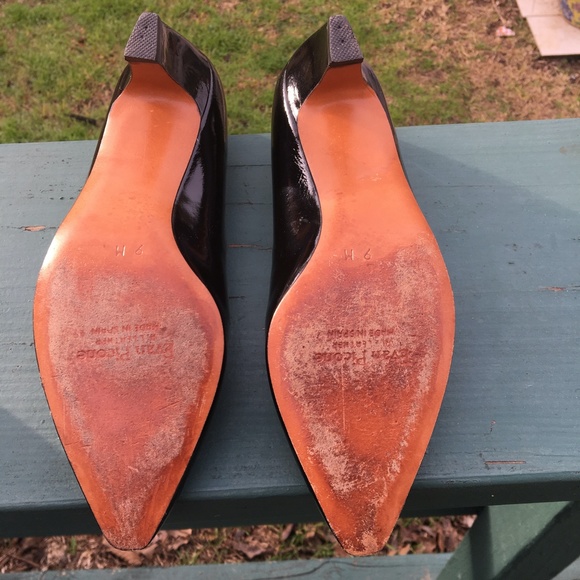 Evan Picone patent leather heels, 9M - Picture 5 of 5